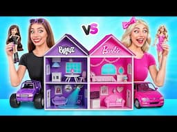 We Build Amazing Doll House | Barbie vs Bratz Challenge by Multi DO Smile