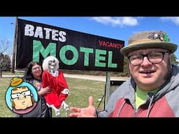 Real Life Bates Motel - Crossing the The Mackinac Bridge - Top of the Lake Snow Mobile Museum