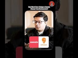 Commission structure of Zomato & Swiggy! #shorts