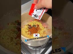 Eat instant noodles and stay healthy🍜 #korea #koreanfood