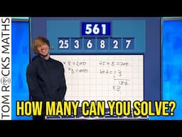 Dr Tom Crawford on Countdown - All Number Rounds From Week 2
