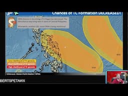 Increasing rainfall from LPA east of the Philippines, Westpacwx Update