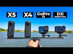 Insta360 X5 vs. X4 vs. GoPro 13 vs. DJI Action 5 Pro