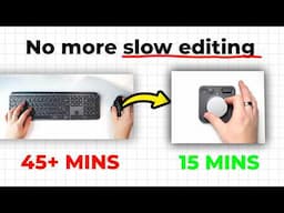 Forget shortcuts, this is how you edit 3X faster