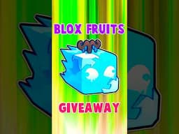 PERM FRUIT 🧊 GIVEAWAY !! Blox Fruits Roblox #shorts