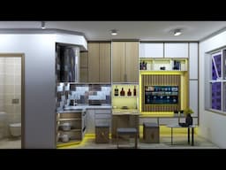 TINY APARTMENT 181sqft (16.8sqm MICRO APARTMENT) | SMALL APARTMENT DECORATING IDEAS |NEVER TOO SMALL