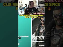 Clix REACTS to NEW Ice Spice emote "BB belt" 🔥