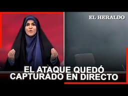 VIDEO🔴 Israel alcanza la sede de la radiotelevisión pública iraní en un ataque a Teherán