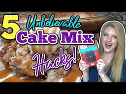 5 Brilliant Recipes using BOXED CAKE MIX! | Easy CAKE MIX HACKS you will Love! Ep.#12