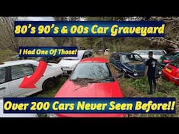 Car Graveyard Full Of 80’s 90’s & 00s Cars Never Seen Before! I’ve Found A Mind Blowing Collection!