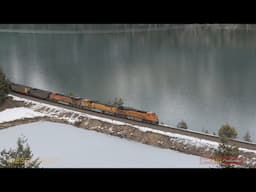 American trains - BNSF - Noxon - Montana - USA - February 25th, 2020
