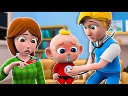 Little Baby Is Sick  - Sick Song + More Nursery Rhymes & Kids Songs - PIB Little Song