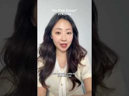 No kids zones in Korea?!