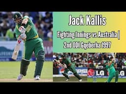 Jack Kallis Brilliant Batting vs Australia 2nd ODI, Gqeberha, March 31, 1997