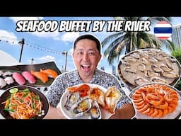 Hidden Gem Riverside Seafood Buffet in Bangkok! 🇹🇭 ALL YOU CAN EAT Thai Seafood Restaurant