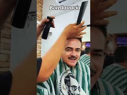 El chocho le corta cabello a Julio Leyva de Ciclones del Arroyo🌪️🪗el tema se llama "botella vacía"