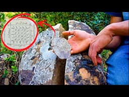 What We Found Inside This Huge Rock Shocked Us – Real Treasure Map!