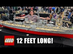 Huge LEGO HMS Dreadnought Ship – 12 Feet Long!