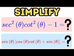 Simplifying Trigonometric Expressions Part 5