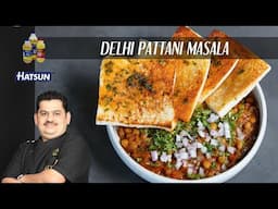 Delhi Pattani Masala | bread & mutter kulcha masala | street style fast food | Chef Venkatesh Bhat