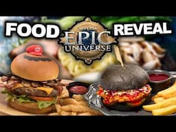 Epic Universe Food Items REVEALED - Menu Details and MORE!