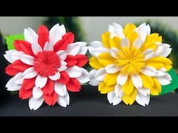 New ! Paper Flower 🌸 Making Ideas/ Paper Crafts For School / Paper