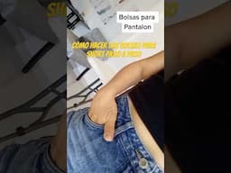Como cortar  las bolsas de un short desde cero🩳✂️