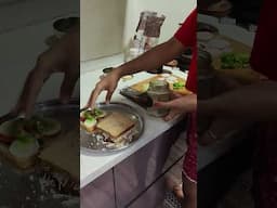 Mini vlog # 480 Veg sandwich with milkshake 🙂#kannadavlogs #shortvideo #shortsfeed #shorts #home