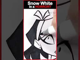 What if Snow White was a HORROR? Draw Snow White in Scary Fairy Tales Style #snowwhite #meiyu #art