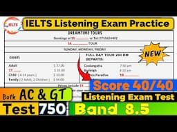 IELTS Listening Practice Test 2025 with Answers | Exam - 750 | ielts listening