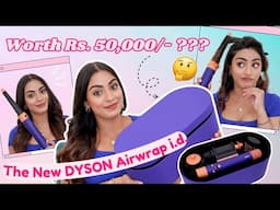 Is It REALLY WORTH Rs. 50,000/- ??? 🤔 I Tried DYSON AIRWRAP i.d So You Don't Have To..!! 😱