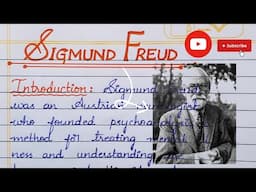 Ep-17: brief essay on "Sigmund Freud" in English |Short essay series |#study #education #knowledge