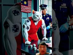 Cat assassin to rescues his lover #catsoftiktok #cat #cute #aiart #ai #kit #catai #shorts #shortcat