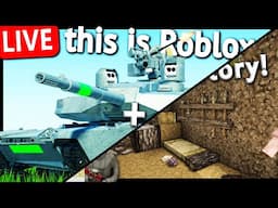 🔴 Multicrew Tank Combat (Roblox) + BRUTAL MODDED Vintage Story SURVIVAL (Based Block Game)