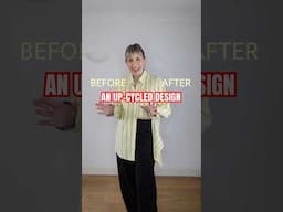 Reworked shirt / an up-cycled design before and after #upcycledfashion #sustainablefashion