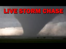 LIVE TORNADO CHASE: Kansas - 18 May, 2025
