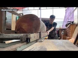 Simple Wooden Table, Fast Build (Lathe Used!)