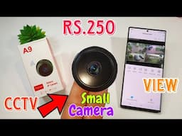 Wireless Hidden Wifi Mini Camera | A9 Mini Wifi Camera | Spy CCTV Camera With Wifi & Battery