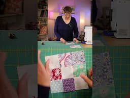 An easy nine patch block for quilting beginners 🟦