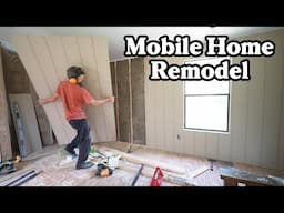 Big Progress, Custom Quality - Salvaged Mobile Home Remodel