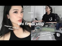 UNI FINALS VLOG💻: Not going into Software Engineering, study tips, CS coding assignment