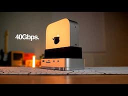 The FASTEST M4 Mac mini NVMe dock. // Qwiizlab USB4 40Gbps Docking Station