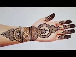 Very simple easy mehndi design front hand |Arabic mehndi design | New mehandi design |mehandi |henna
