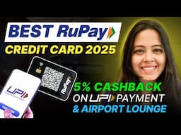 Best Rupay Credit Card 2025 for UPI Payment + MAX Cashback -Category Wise, Best Credit Card in India