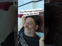 FOREIGNER CAN'T TAKE THAI MASSAGE! #asmr #Massage #massagetherapy #unintentionalasmr #thaimassage