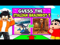 Guess The ITALIAN BRAINROT AI Animals Challenge with Shinchan