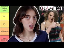 a very serious tier ranking of celebrities GLAMBOTS