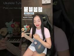 Aprende a tocar Chachachá ⭐️ en Ukelele (TUTORIAL FÁCIL)  #flightukulele #shorts