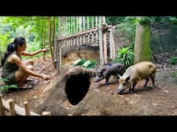 Stalking, Digging, Waiting – 30 Days Alone Hunting Wild Boars in the Forest