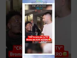 BROMA del KUN AGÜERO a CRISTIANO RONALDO 😅| Burla a Speed #Futbol #Cr7 #CristianoRonaldo #Barcelona